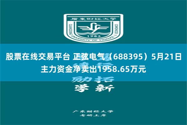 股票在线交易平台 正弦电气（688395）5月21日主力资金净卖出1958.65万元