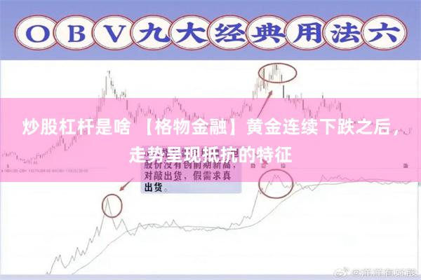 炒股杠杆是啥 【格物金融】黄金连续下跌之后，走势呈现抵抗的特征