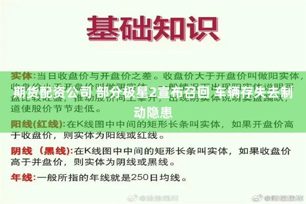 期货配资公司 部分极星2宣布召回 车辆存失去制动隐患
