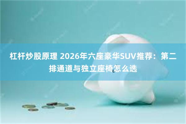 杠杆炒股原理 2026年六座豪华SUV推荐：第二排通道与独立座椅怎么选