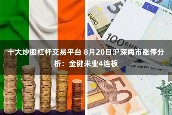 十大炒股杠杆交易平台 8月20日沪深两市涨停分析：金健米业4连板